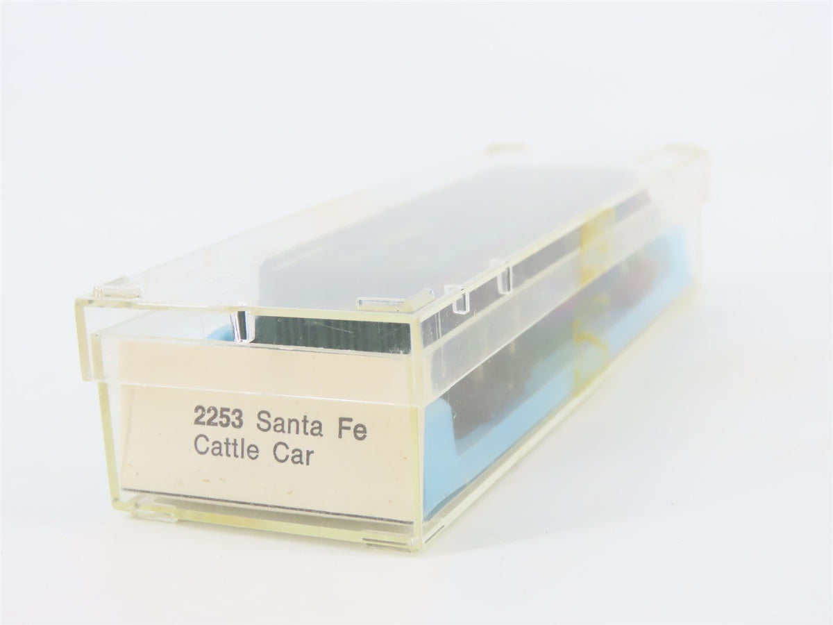 N Scale Atlas 2253 ATSF Santa Fe Cattle Stock Car #50656