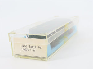 N Scale Atlas 2253 ATSF Santa Fe Cattle Stock Car #50656