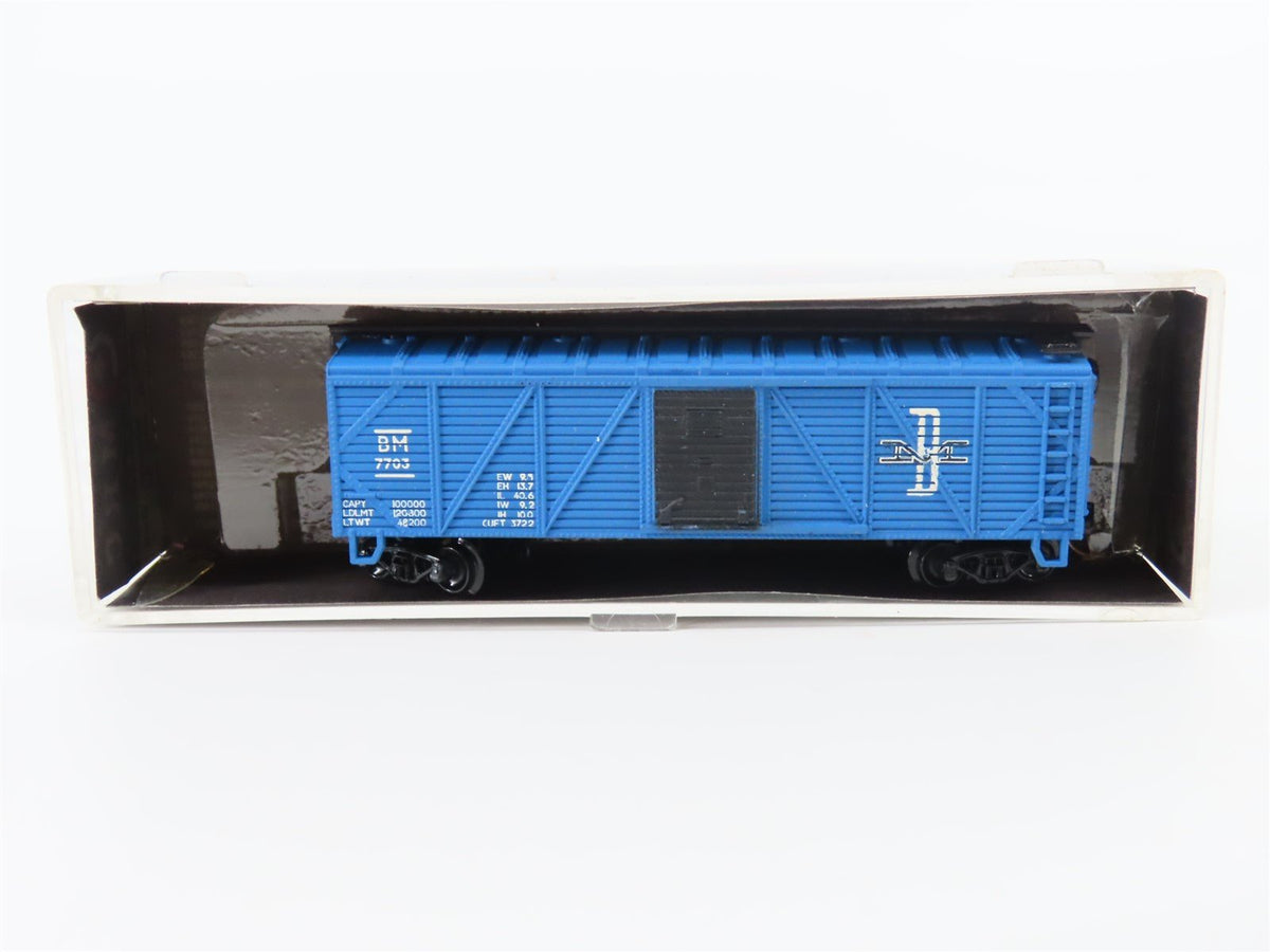 N Scale MRC 8020 B&amp;M Boston &amp; Maine Wood Box Car #7703