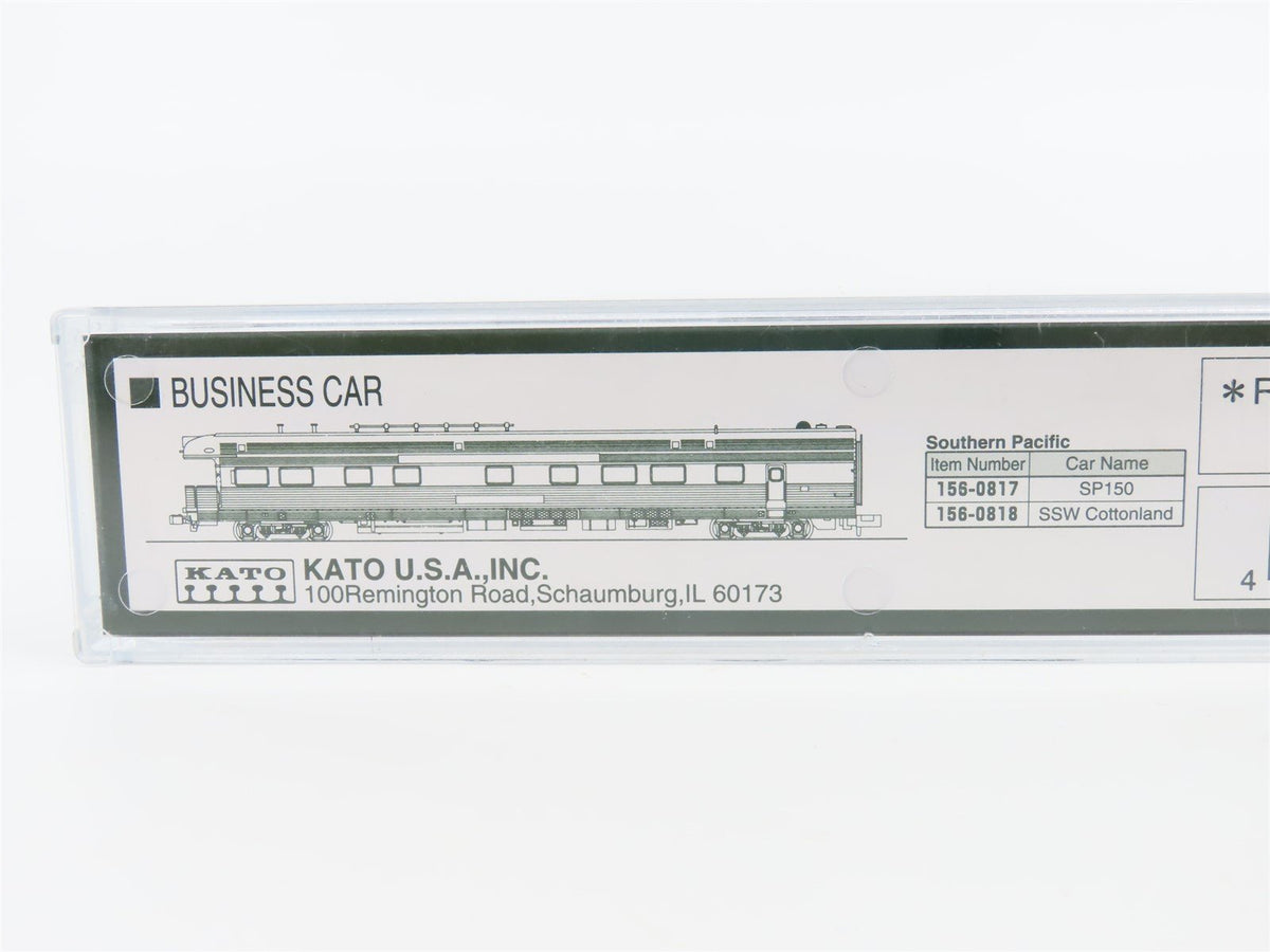 N Scale Kato 156-0818 SP Southern Pacific Business Passenger Car SSW Cottonland