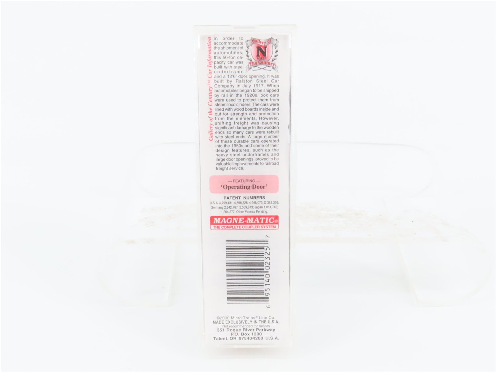 N Scale Micro-Trains MTL 41010 UP Union Pacific 40' Single Door Box Car #170774