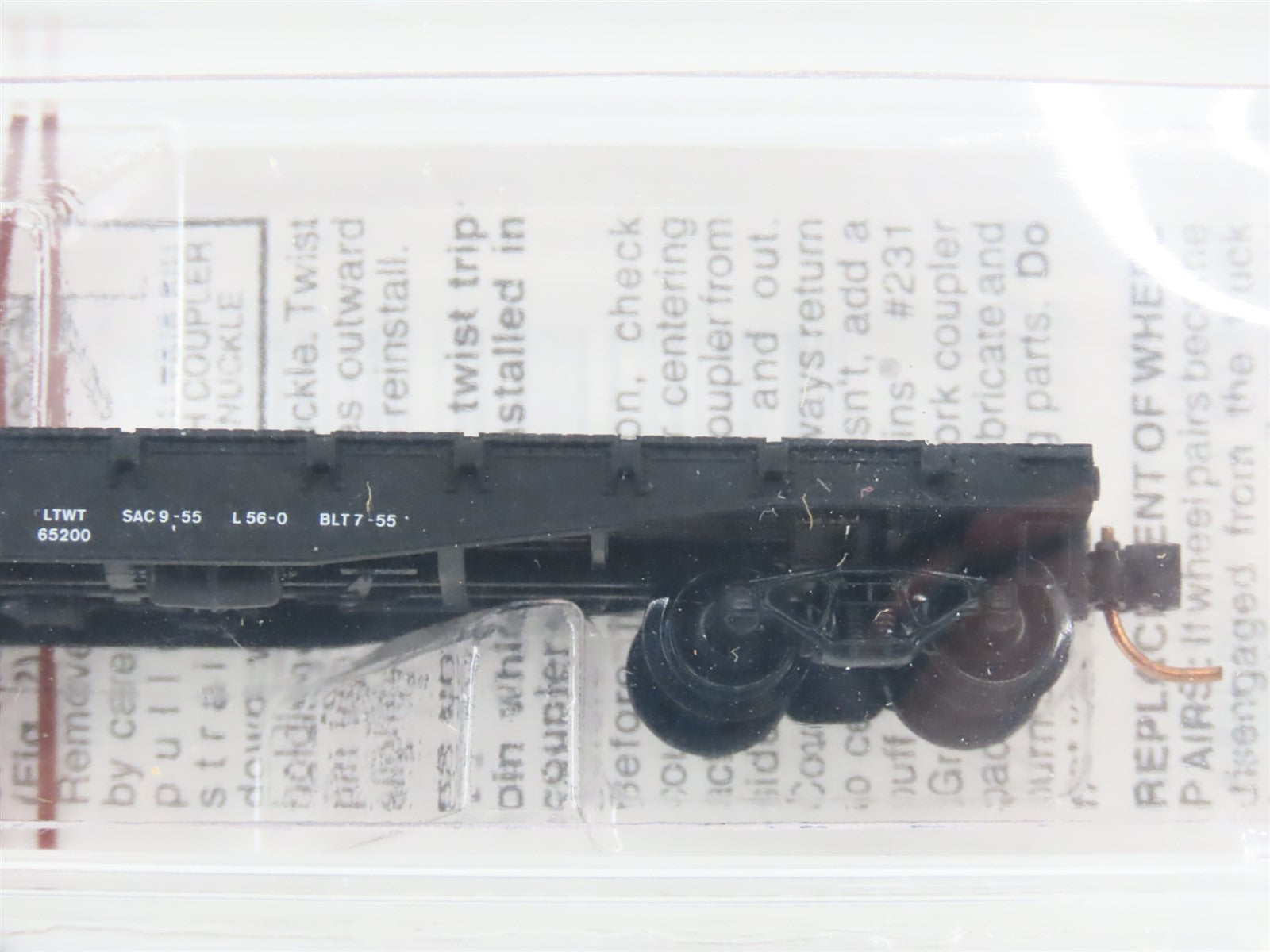 N Scale Micro-Trains MTL 45230 WP Western Pacific 50' Flat Car #1908 - Sealed