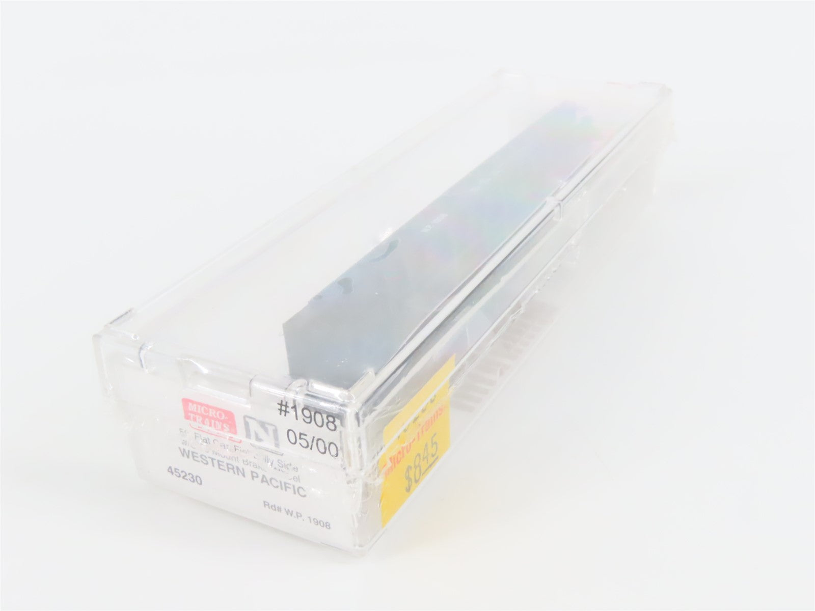 N Scale Micro-Trains MTL 45230 WP Western Pacific 50' Flat Car #1908 - Sealed