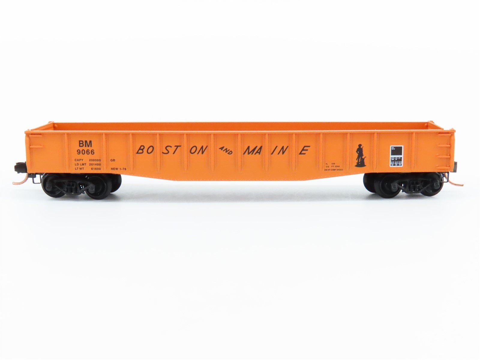 N Scale Micro-Trains MTL 46180 BM Boston & Maine 50' Gondola #9066