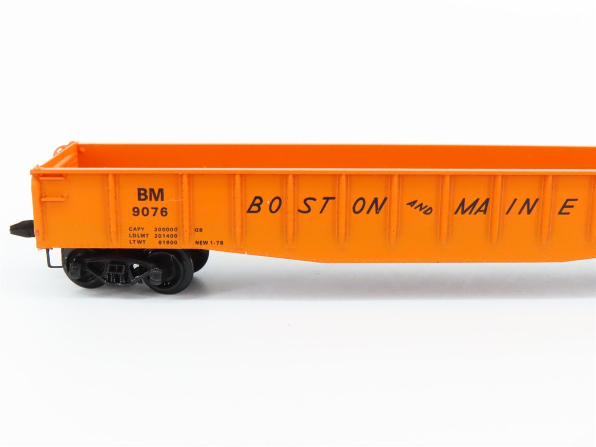 N Scale Kadee Micro-Trains MTL 46180 BM Boston &amp; Maine 50&#39; Gondola #9076