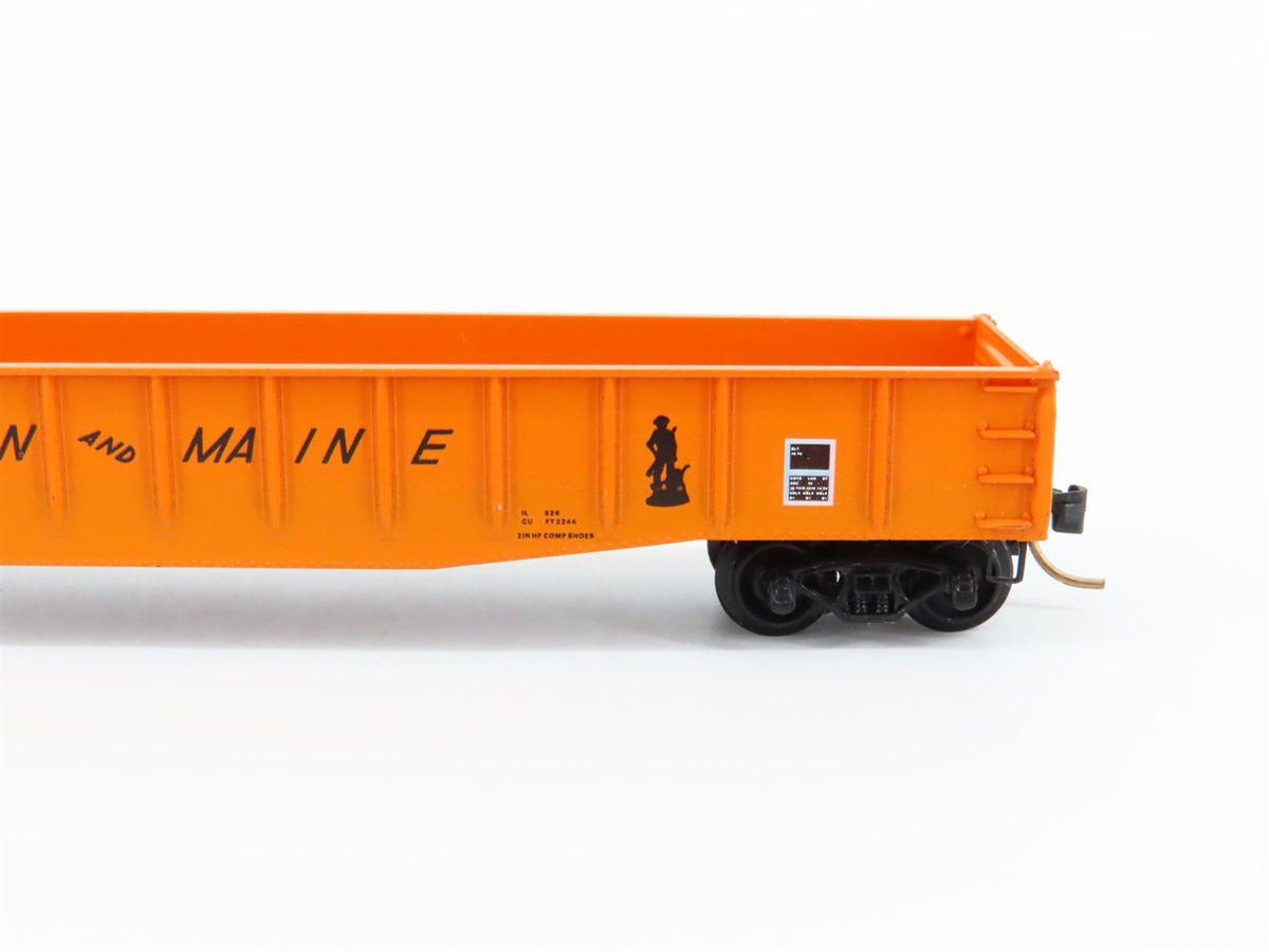 N Scale Kadee Micro-Trains MTL 46180 BM Boston &amp; Maine 50&#39; Gondola #9076