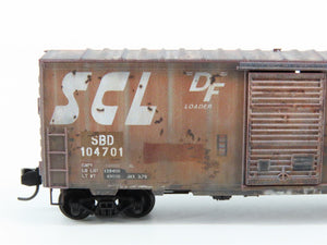N Scale Micro-Trains MTL 07344550 SBD Seaboard 40' Box Car #104701 - Weathered