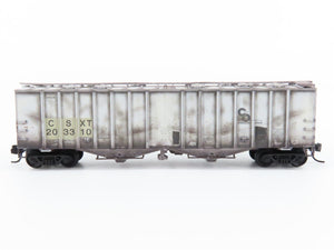 N Micro-Trains MTL 09844180 CSXT CSX/ex-C&O 50' Airslide Hopper 203310 Weathered