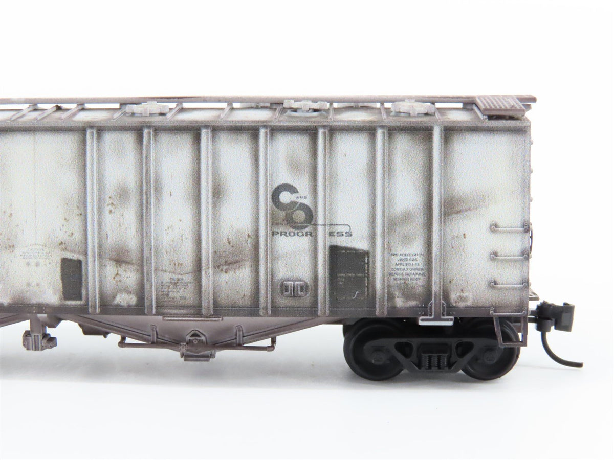 N Micro-Trains MTL 09844180 CSXT CSX/ex-C&amp;O 50&#39; Airslide Hopper 203310 Weathered