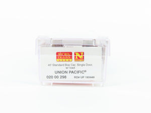 N Scale Micro-Trains MTL 02000298 UP Union Pacific 40' Box Car w/ Load #193449