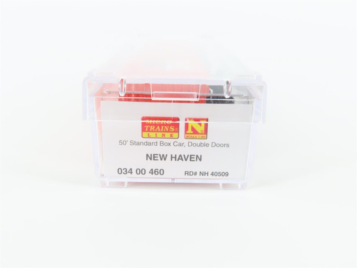 N Scale Micro-Trains MTL 03400460 NH New Haven 50&#39; Double Door Box Car #40509