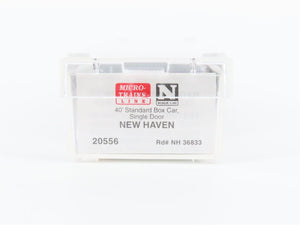 N Scale Micro-Trains MTL 20556 NH New Haven 40' Single Door Box Car #36833