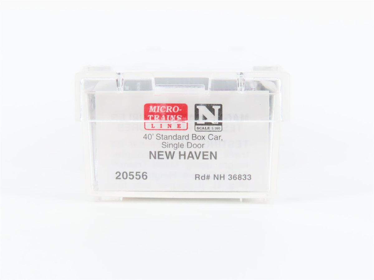 N Scale Micro-Trains MTL 20556 NH New Haven 40&#39; Single Door Box Car #36833