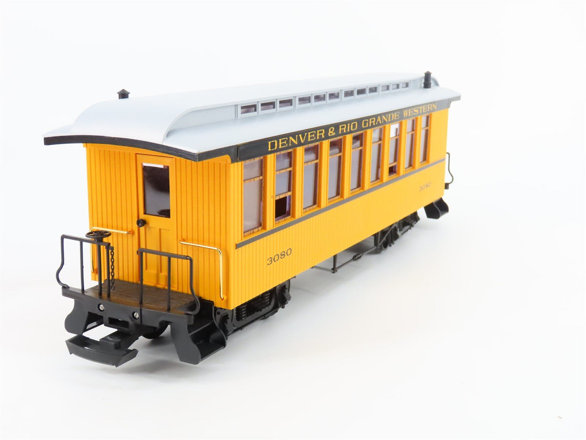 G Scale LGB 3080 DRGW Rio Grande Wood Coach Passenger Car #3080