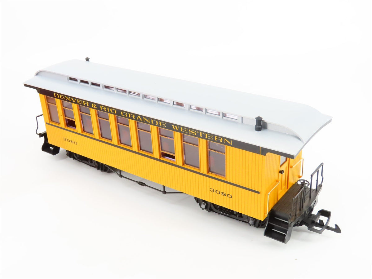 G Scale LGB 3080 DRGW Rio Grande Wood Coach Passenger Car #3080