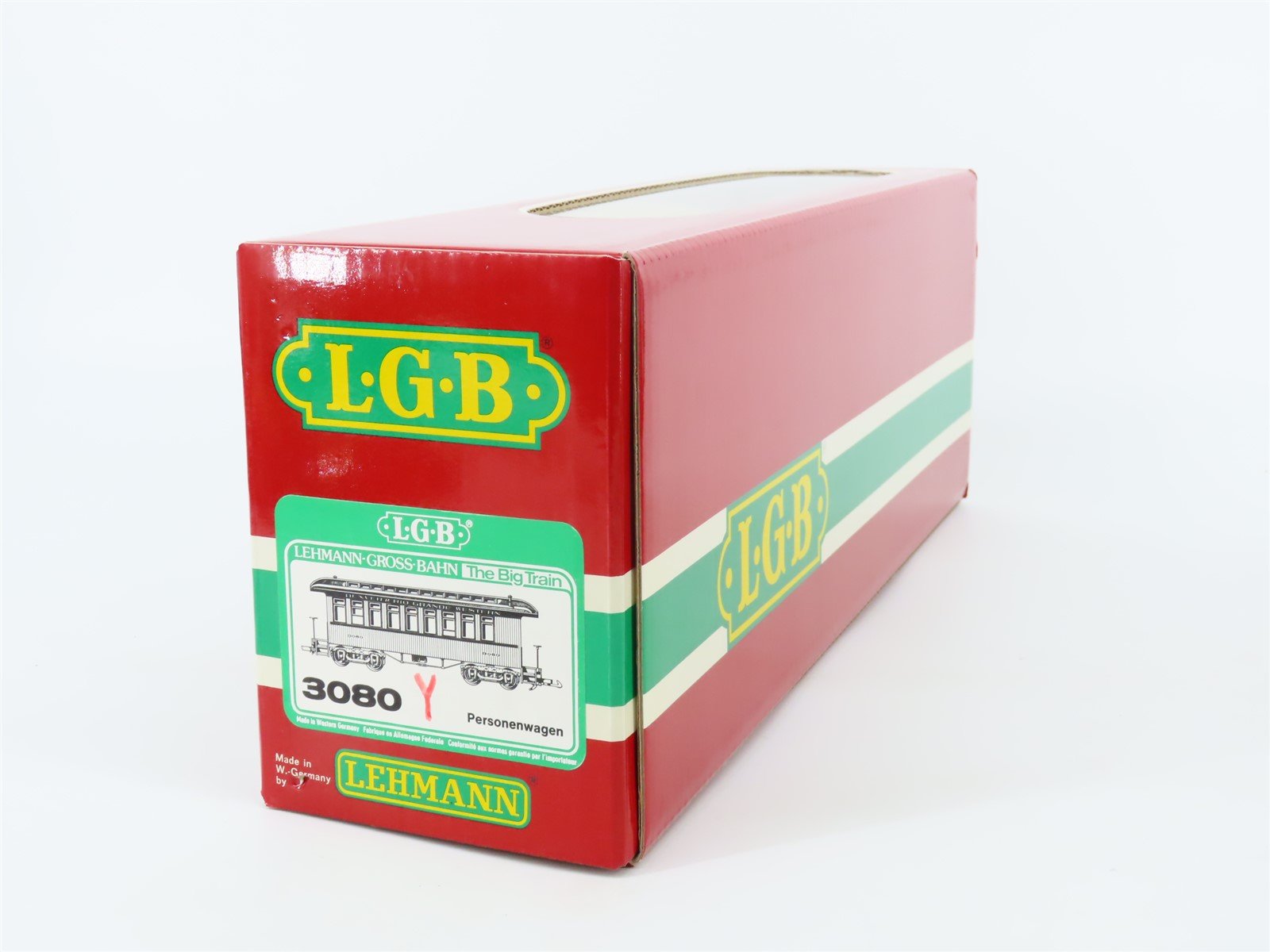 G Scale LGB 3080 DRGW Rio Grande Wood Coach Passenger Car G Scale LGB 3080 DRGW Rio Grande Wood Coach Passenger Car