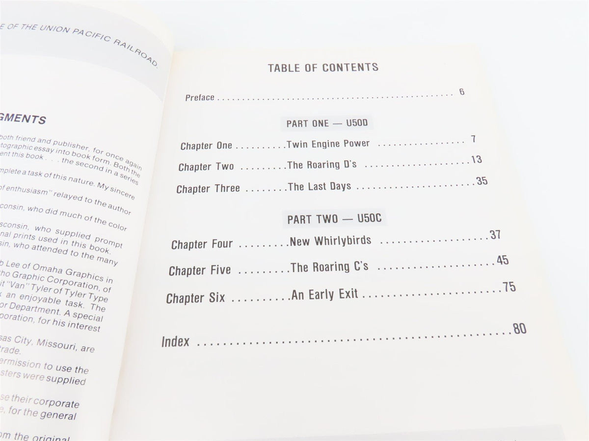 Roaring U50&#39;s... Union Pacific&#39;s Twin Diesels By Harold Keekly ©1978 SC Book