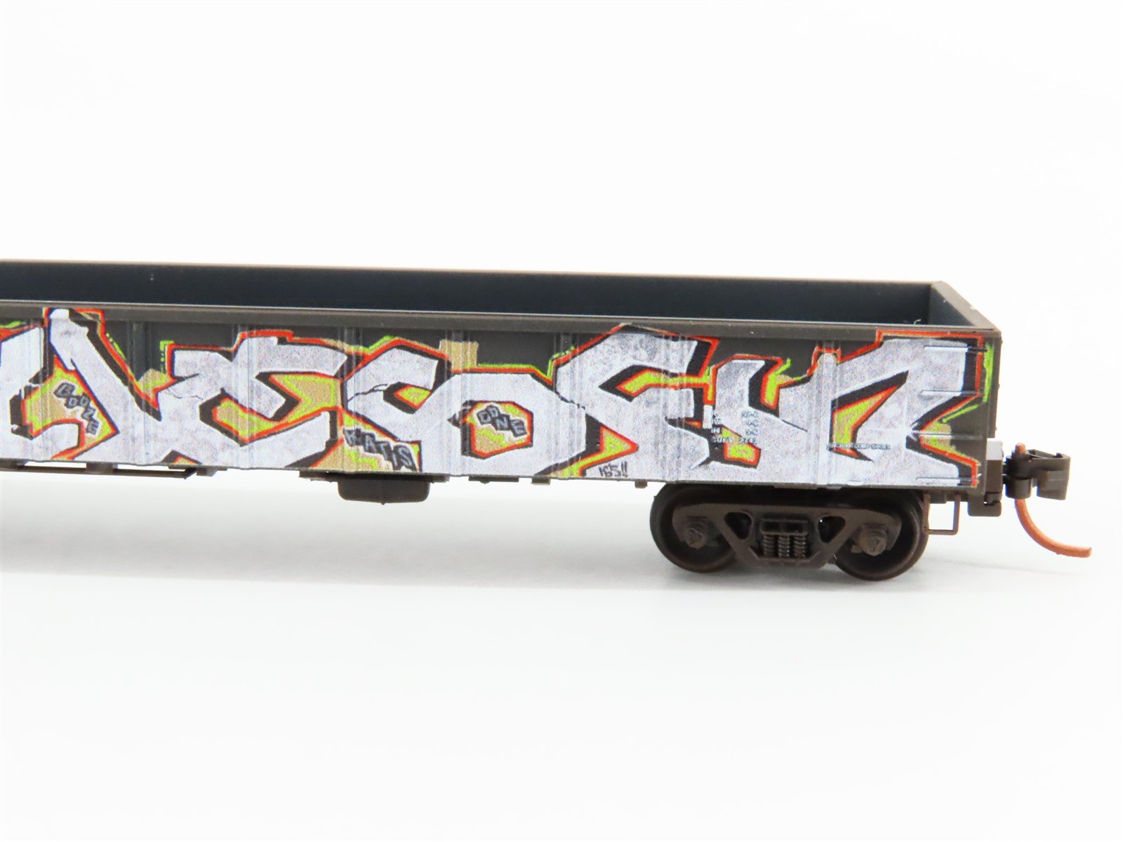 N Scale Micro-Trains MTL 10544750 CIGX 50' Gondola #801990 - Weathered/Graffiti