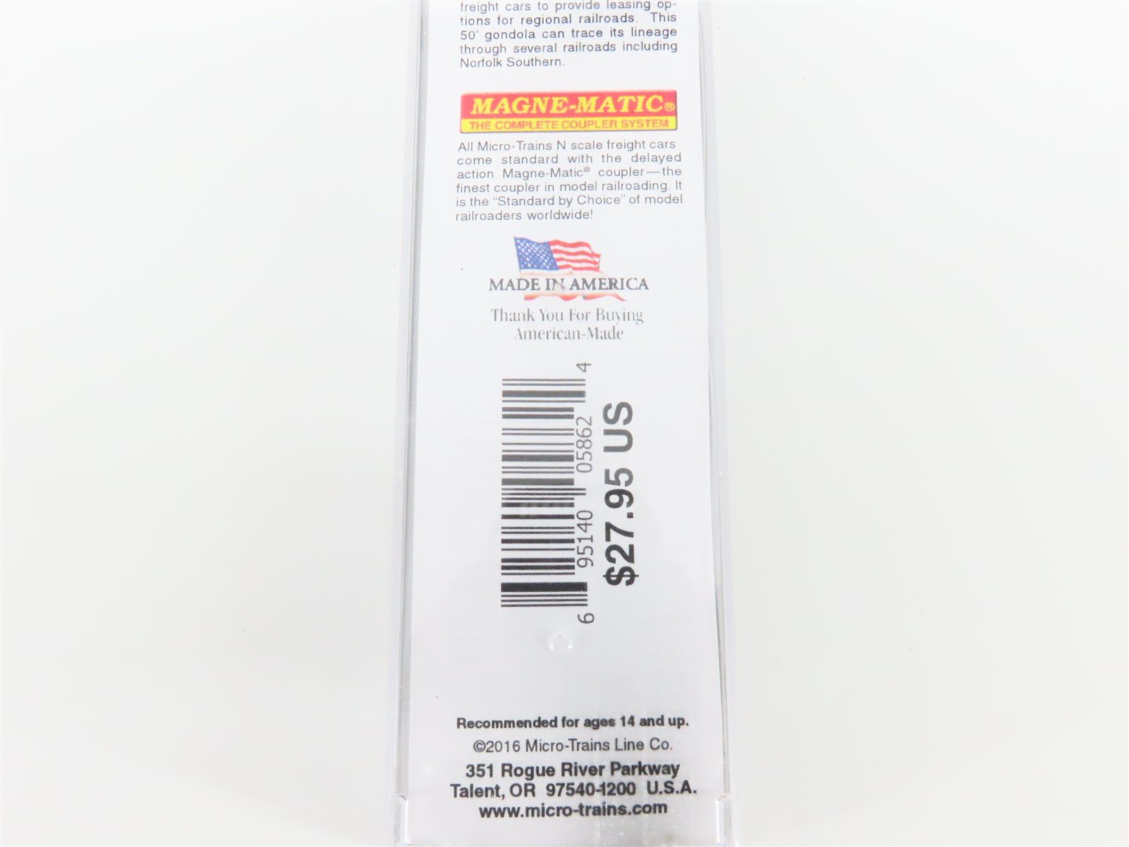 N Scale Micro-Trains MTL 10544750 CIGX 50' Gondola #801990 - Weathered/Graffiti