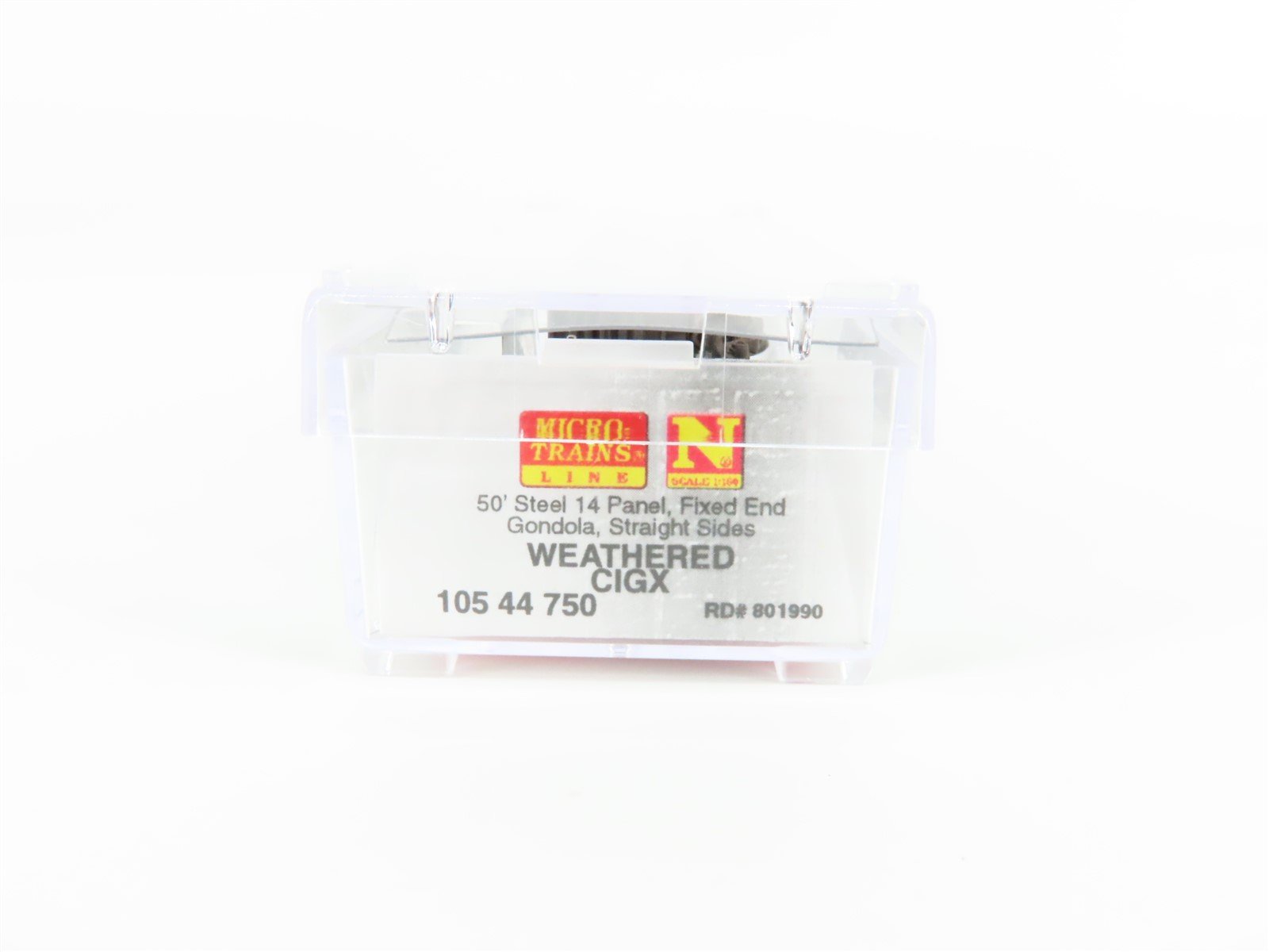 N Scale Micro-Trains MTL 10544750 CIGX 50' Gondola #801990 - Weathered/Graffiti