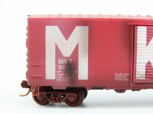 N Scale Micro-Trains MTL 07344080 M-K-T Katy 40' Box Car #5535- Weathered