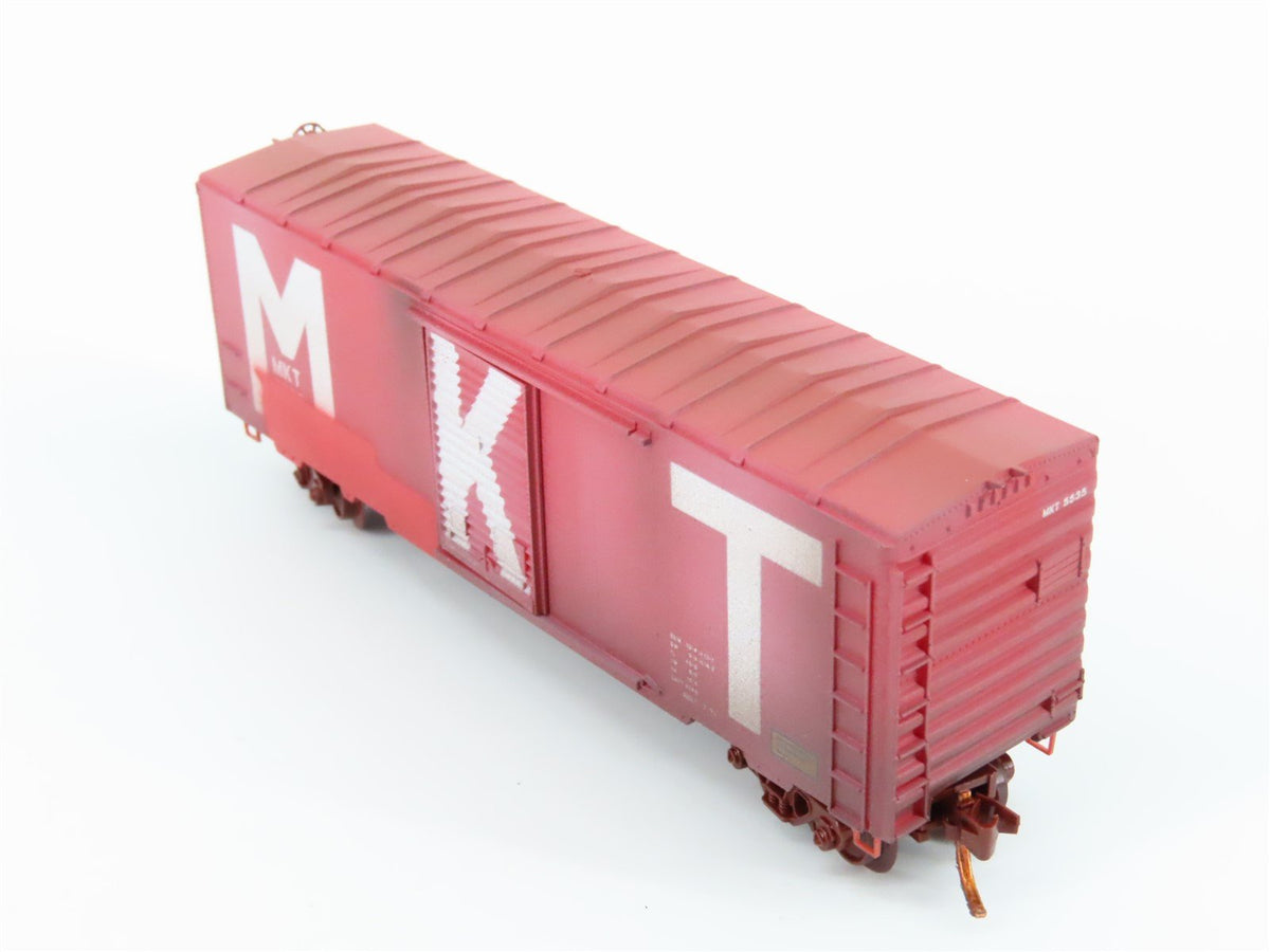 N Scale Micro-Trains MTL 07344080 M-K-T Katy 40&#39; Box Car #5535- Weathered