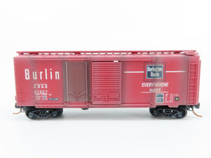 N Micro-Trains MTL 02244130 CB&Q Burlington Route 40' Box Car #41327 Weathered