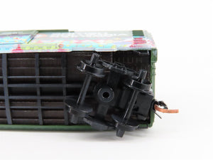 N Micro-Trains MTL 02244080 BCOL British Columbia 40' Box Car #4949 w/ Graffiti