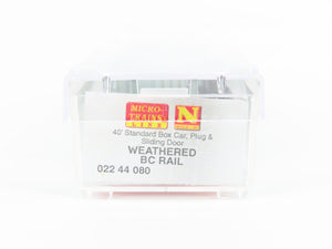 N Micro-Trains MTL 02244080 BCOL British Columbia 40' Box Car #4949 w/ Graffiti
