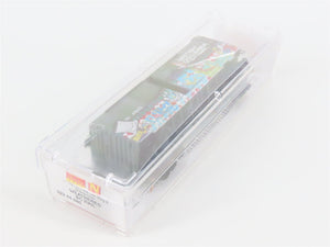 N Micro-Trains MTL 02244080 BCOL British Columbia 40' Box Car #4949 w/ Graffiti