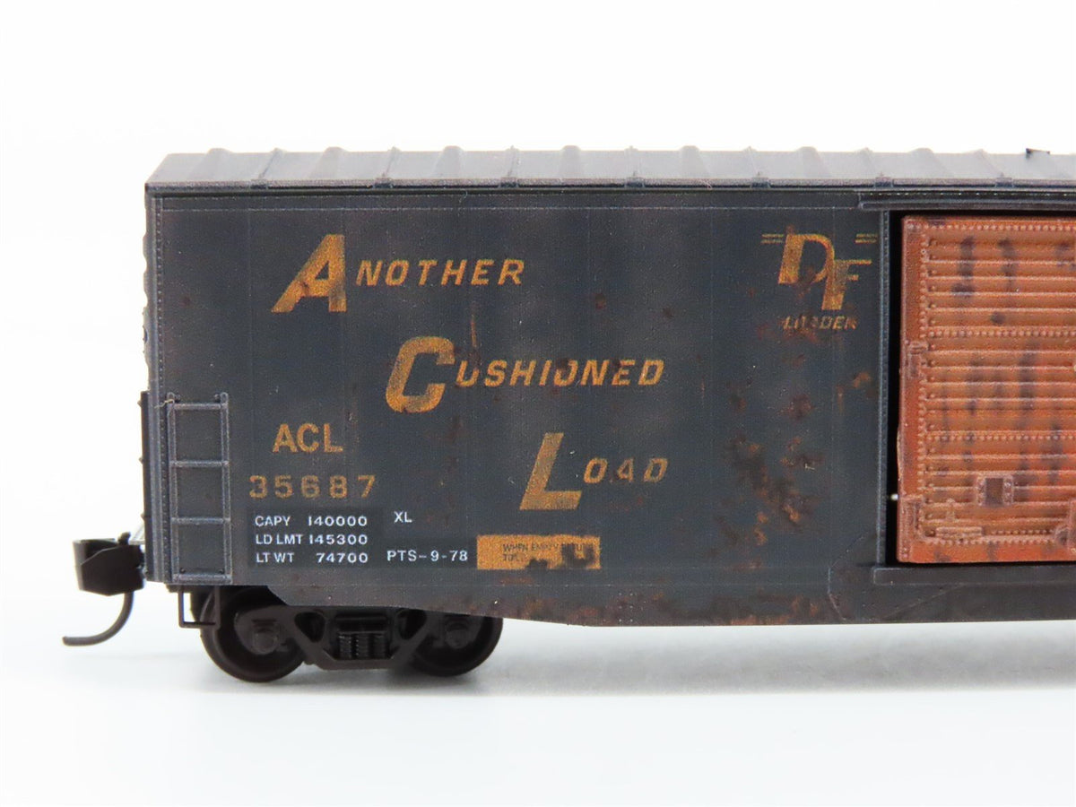 N Micro-Trains MTL 18051250 ACL Atlantic Coast Line Box Car #35687 - Weathered