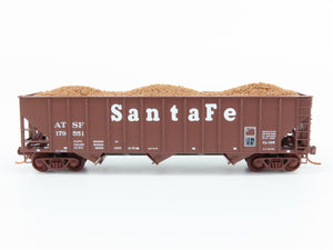 N Micro-Trains MTL 10800120 ATSF Santa Fe 3-Bay Hopper #179551 w/ Copper Load