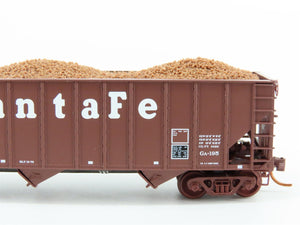 N Micro-Trains MTL 10800120 ATSF Santa Fe 3-Bay Hopper #179551 w/ Copper Load