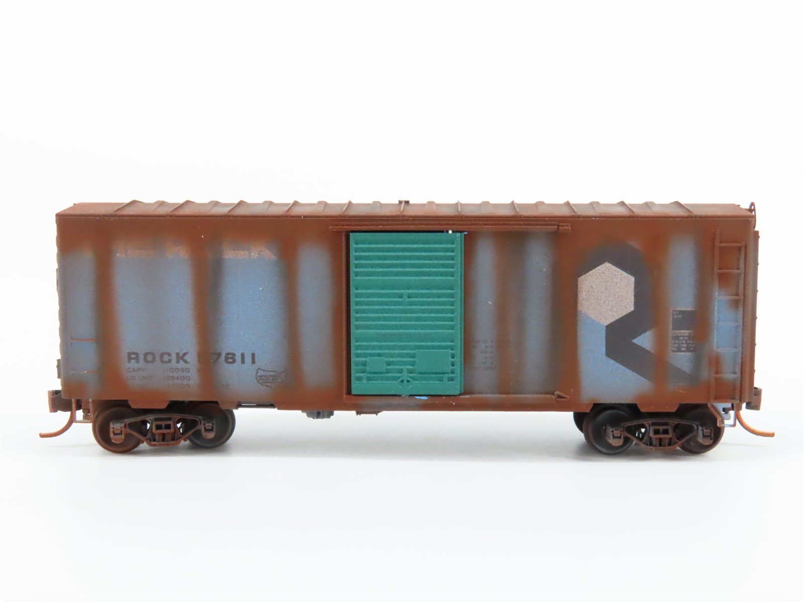 N Scale Micro-Trains MTL 07344020 ROCK Rock Island Box Car #57611 - Weathered