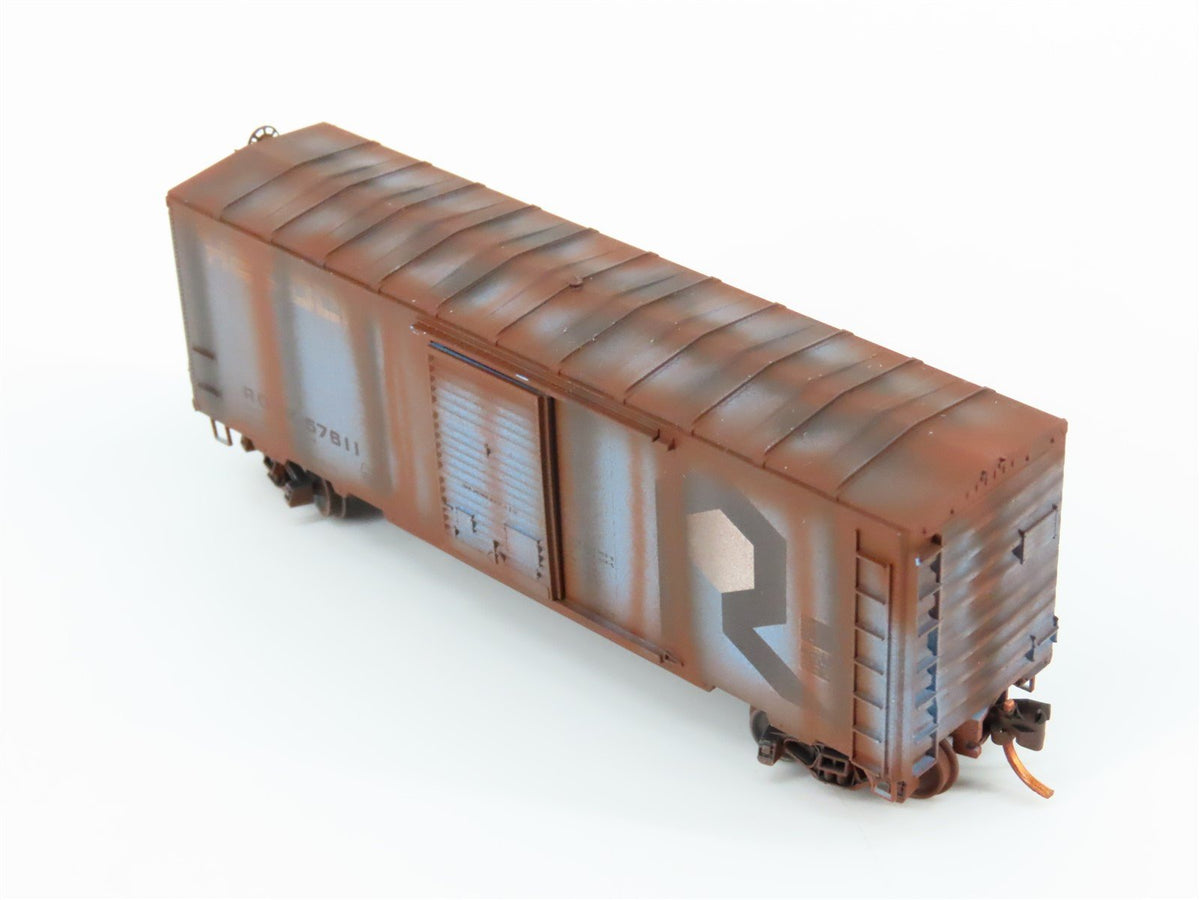 N Scale Micro-Trains MTL 07344020 ROCK Rock Island Box Car #57611 - Weathered