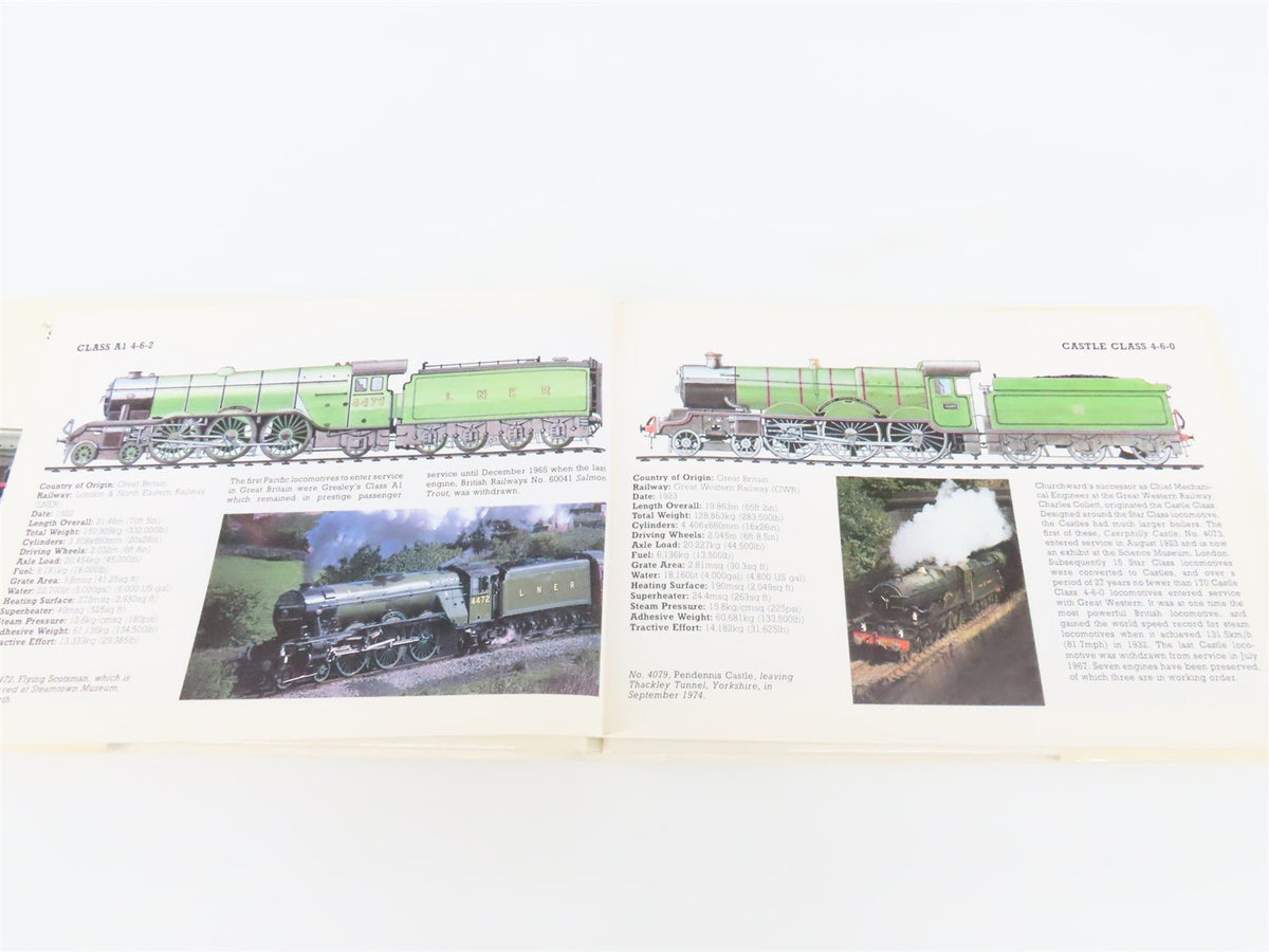 The Concise Illustrated Book Of Steam Trains By D. Avery ©1989 HC Book