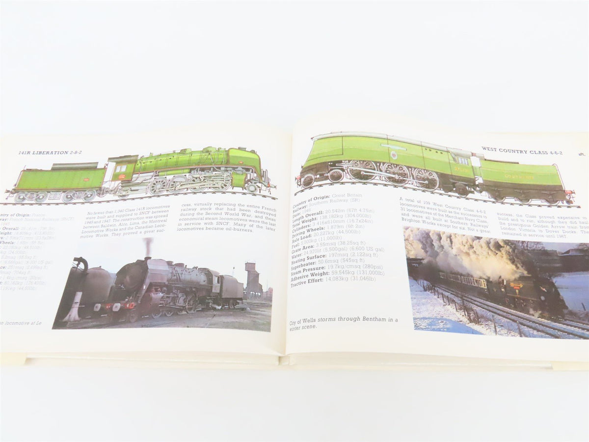 The Concise Illustrated Book Of Steam Trains By D. Avery ©1989 HC Book