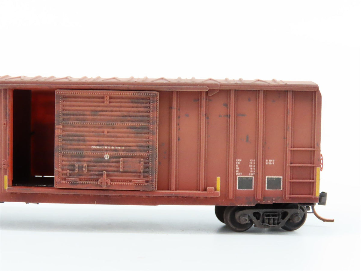 N Scale Micro-Trains MTL 02544840 FCRD POW/MIA Graffiti Box Car #5068 w/Graffiti