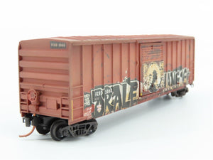 N Scale Micro-Trains MTL 02544840 FCRD POW/MIA Graffiti Box Car #5068 w/Graffiti