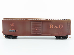 N Scale Micro-Trains MTL 03144390 B&O Baltimore & Ohio Box Car #299202 Weathered