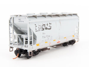 N Micro-Trains MTL 09252460 NS Norfolk Southern 2-Bay Hopper #233026 - Weathered