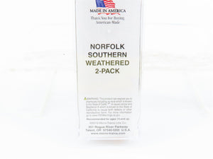 N Micro-Trains MTL 09252460 NS Norfolk Southern 2-Bay Hopper #233026 - Weathered