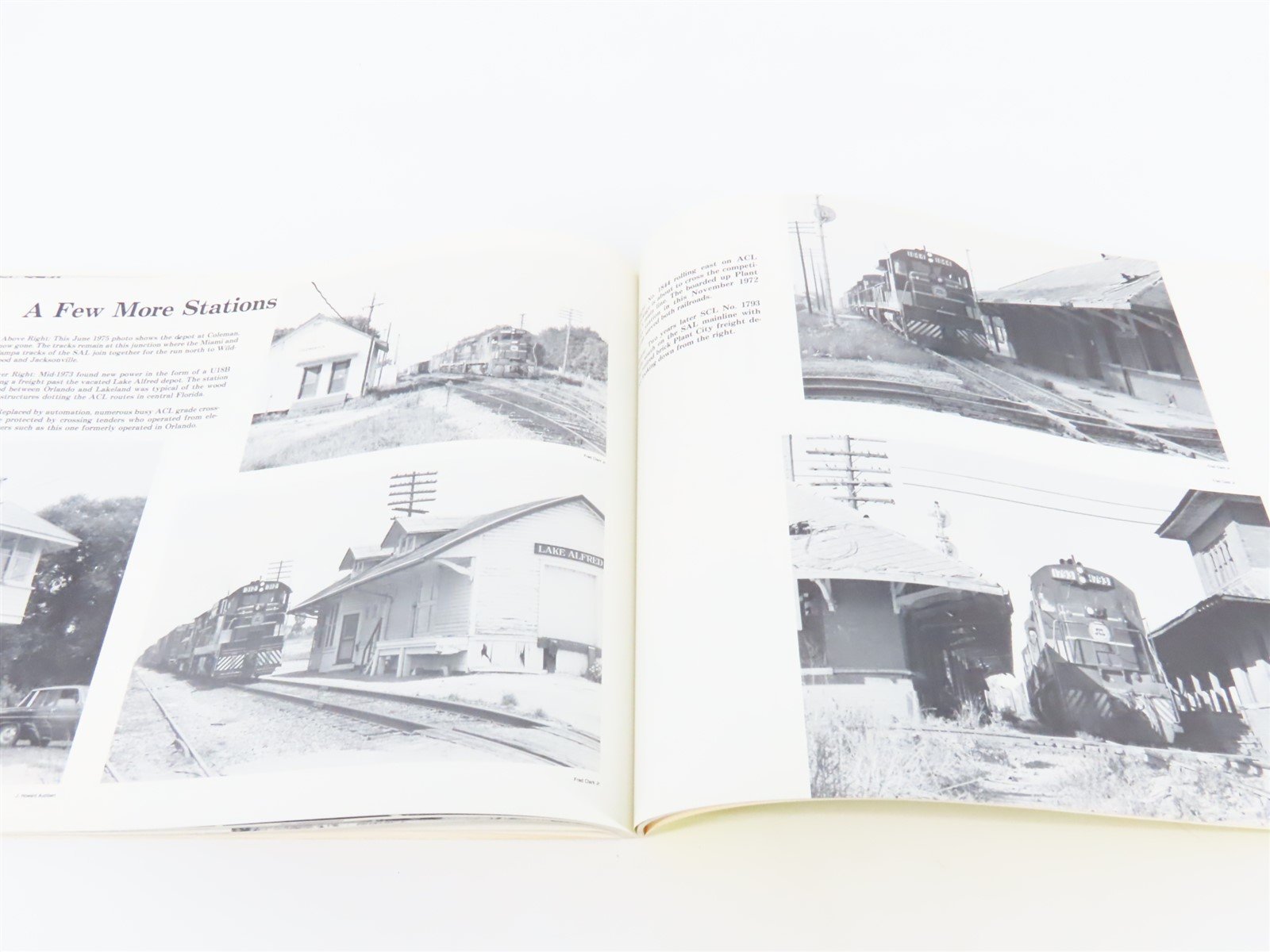 SCL In Florida - A Pictorial History by Bob Warren & Fred Clark Jr ©1985 SC Book