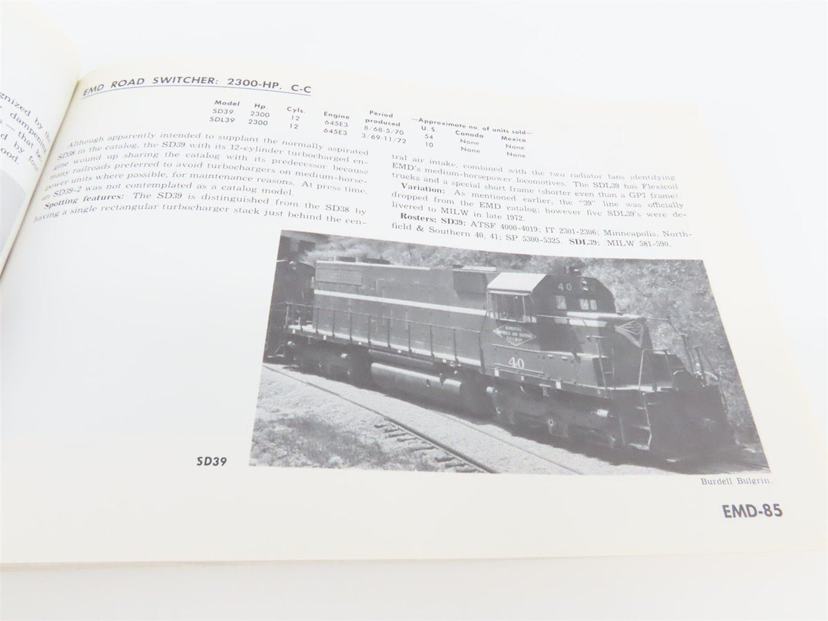 The Second Diesel Spotter&#39;s Guide By Jerry A. Pinkepank ©1973 SC Book