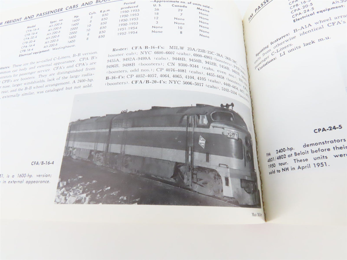 The Second Diesel Spotter&#39;s Guide By Jerry A. Pinkepank ©1973 SC Book