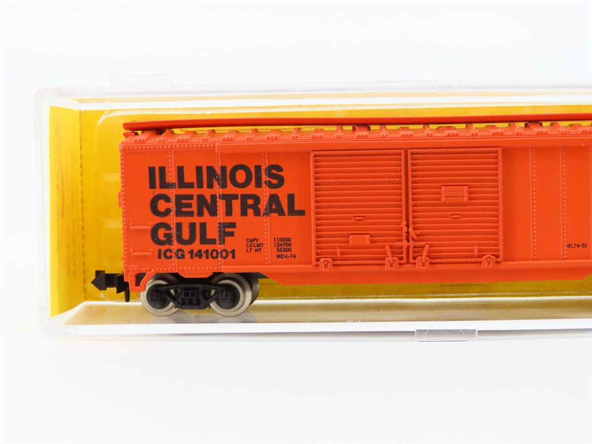 N Scale Atlas 3604 ICG Illinois Central Gulf 50&#39; Double Door Box Car #141001