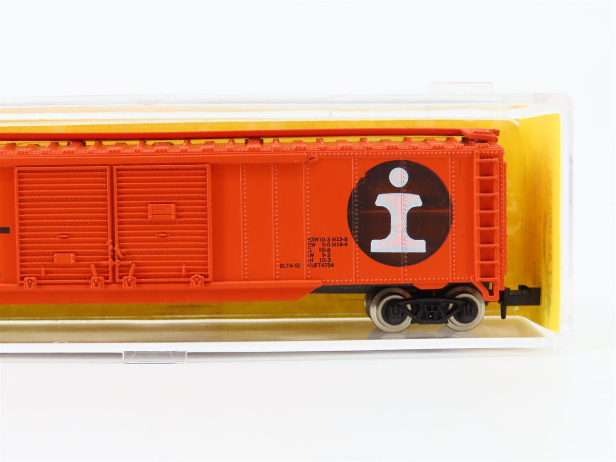 N Scale Atlas 3604 ICG Illinois Central Gulf 50&#39; Double Door Box Car #141001