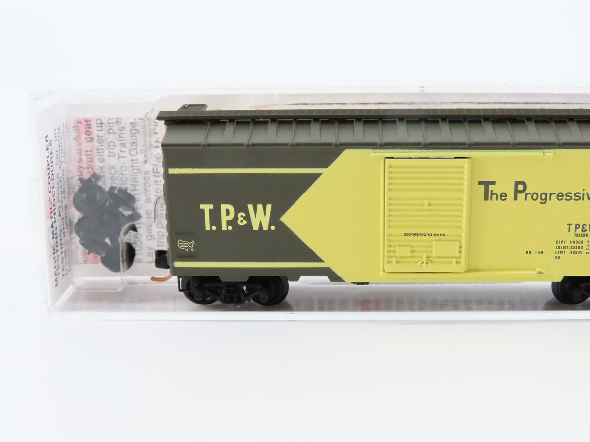 N Scale Micro-Trains MTL #02000716 TP&amp;W &quot;The Progressive Way&quot; 40&#39; Box Car #7069