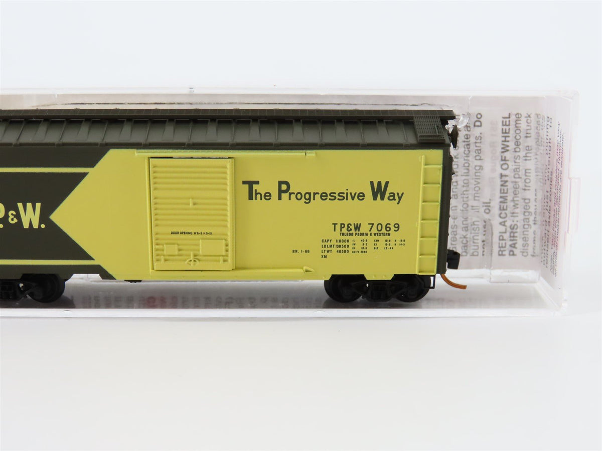 N Scale Micro-Trains MTL #02000716 TP&amp;W &quot;The Progressive Way&quot; 40&#39; Box Car #7069