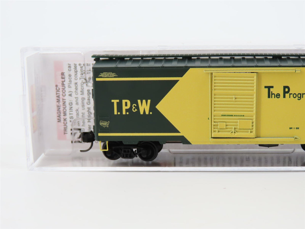 N Scale Micro-Trains MTL #02000717 TP&amp;W &quot;The Progressive Way&quot; 40&#39; Box Car #7049